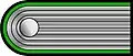 Schulterstück (Waffenfarbe Wiesengrün: SS-Gebirgstruppe)