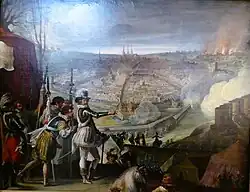 Gillis van Coninxloo (III), Belagerung einer Stadt durch Heinrich IV.