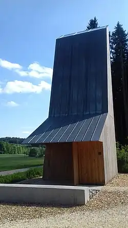Kapelle Emersacker (Laugnatal) von Wilhelm Huber, Außenansicht
