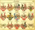Wappen der Iphofer in Johann Siebmachers Wappenbuch von 1605, Abteilung „Tÿrolische“