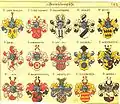 Wappen derer von Hohnstedt in Siebmachers Wappenbuch, Tafel 182 (rot-silbern)