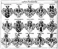 Siebmacher, Nachfolgeband 2, um 1701/05, Tafel 122, 1. Reihe, 5. Wappen