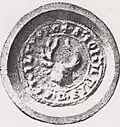 Helmsiegel des Johannes Shamborii, genannt von Schiltberg (1326)