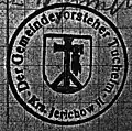 Altes Siegel der Gemeinde Tucheim