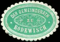 Siegelmarke (3 × 4 cm)