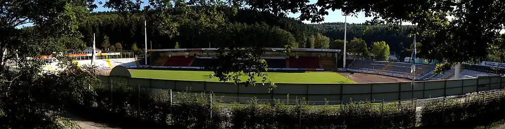 Blick in das Stadion