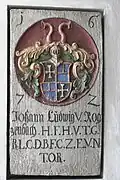 Wappentafel von Johann Ludwig von Roggenbach