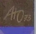 Signatur von Adolf Osterider