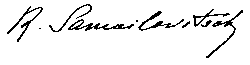 Rudolf Lasarewitsch Samoilowitschs Unterschrift