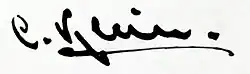 Signatur von Catharina Klein