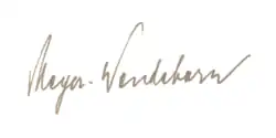 Unterschrift Meyer-Wendeborn im Spruchkammerverfahren Benefeld-Blomewitz 1948