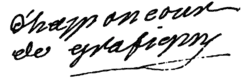 Signatur