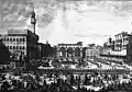 Piazza della Signoria, Giovanni Stradano, La festa degli Omaggi in Piazza della Signoria, Palazzo Vecchio, Sala di Gualdrada