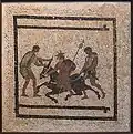 Mosaik mit betrunkenem Silen