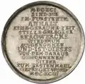 Münze zur Wiederaufnahme des Harzgeröder Bergbaus (1693)