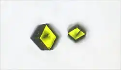 Silberphosphat, gefällt, mikroskopische Aufnahme