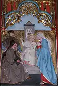 Unteres Einzelbild im rechten Flügel des Mutter-Gottes-Altars