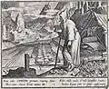 St. Simeon als Einsiedler in Sinai