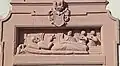 Tod des Hl. Simeon, Relief ehem. Simeonsstift Trier, 1775
