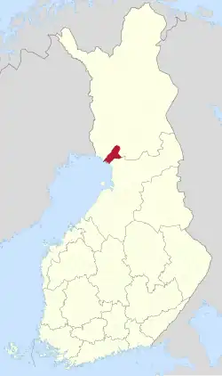 Lage von Simo in Finnland