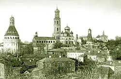 Die früheste Fotografie des Klosters von 1882