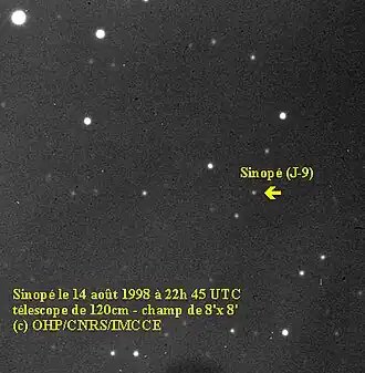 Sinope, aufgenommen vom OHP (Observatoire de Haute-Provence)