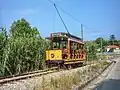 Triebwagen 7 auf der Überlandstrecke