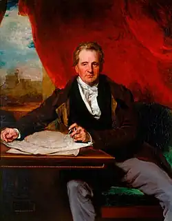 Porträt von Wyatville gemalt von Thomas Lawrence
