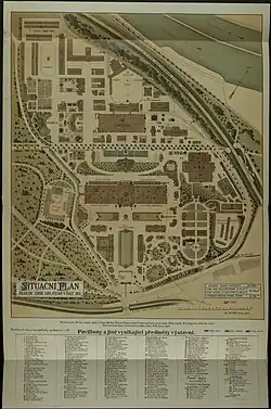 Plan der Ausstellung