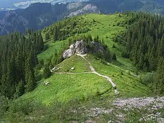 Blick vom Wanderweg