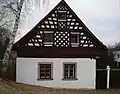 Fachwerkgiebel in Skalná (Wildstein)