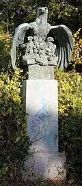 Adlerhorst mit Gelege von Max Esser, 1936
