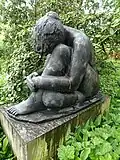 Grab-Skulptur von Hermann Hubacher (1885–1976). Friedhof Witikon
