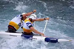 Richard Hounslow (links) mit David Florence bei den Olympischen Spielen 2012