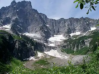 Der Slesse Mountain Ende Juli