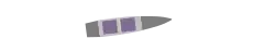 The round flies through the air