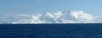 Blick auf den südlichen Teil der Imeon Range (links:&nbsp;Kap&nbsp;James)