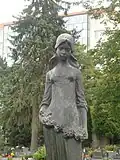 Trauernde, Detail