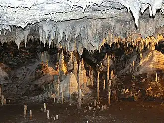 Das Innere der Höhle.