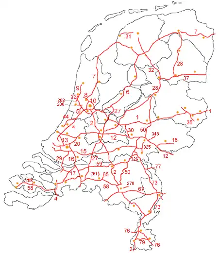 Autobahnen in den Niederlanden
