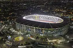 Das Aztekenstadion, Austragungsort der „NFL Fútbol Americano“