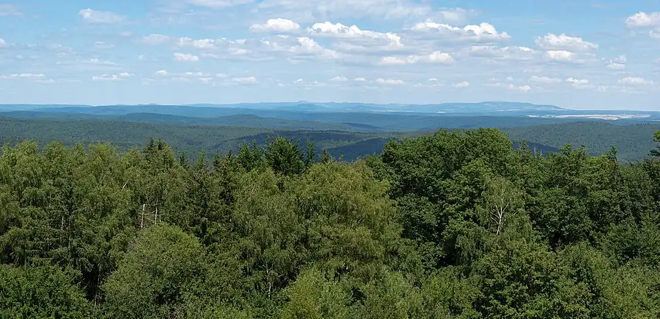 Blick zur Rhön