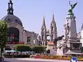 Gefallenendenkmal 1870/71 und Abtei St. Jean