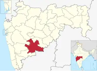 Lagekarte des Distrikts