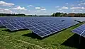 Teil des Solarparks im April 2018