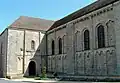 Nordseite der Abteikirche mit Nordportal