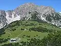 Das Solsteinhaus vor der Erlspitze