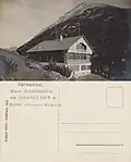 Solsteinhaus um 1913 gegen großen Solstein