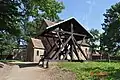 Kirche und Glockenstuhl Sommersdorf aus SW