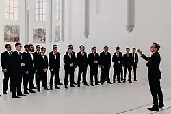 Bild von Sonat Vox mit Dirigent Justus Merkel
